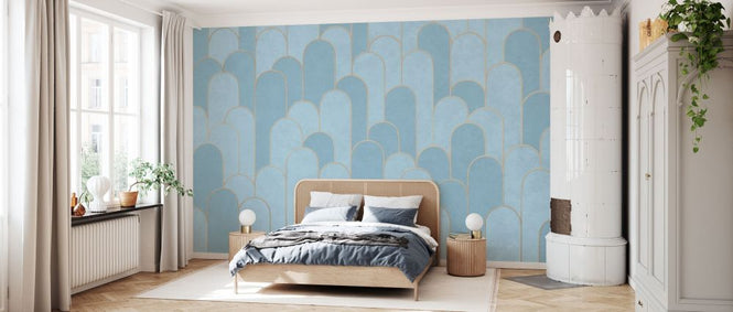 PHOTOWALL / Grand Arches Pattern - Blue (e93669)