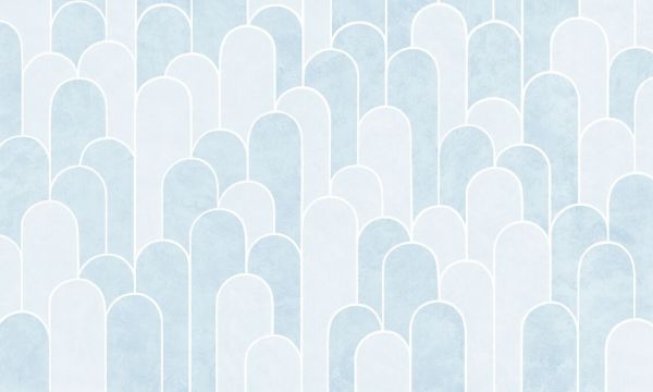 PHOTOWALL / Grand Arches Pattern - Blue Soft (e93671)