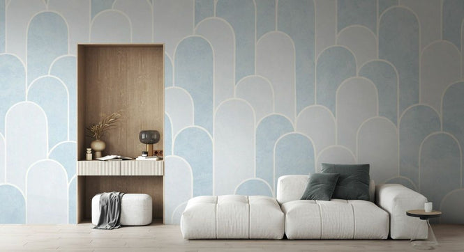 PHOTOWALL / Grand Arches Pattern - Blue Soft (e93671)