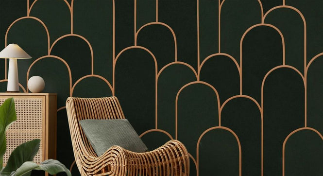 PHOTOWALL / Grand Arches Pattern - Green Classic (e93673)