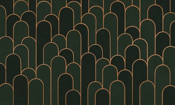 PHOTOWALL / Grand Arches Pattern - Green Classic (e93673)