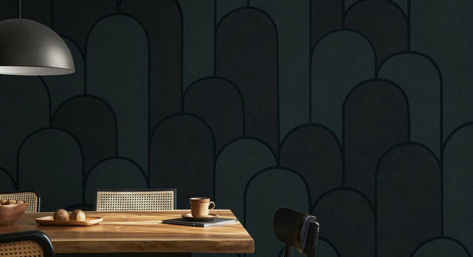 PHOTOWALL / Grand Arches Pattern - Navy (e93674)