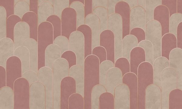 PHOTOWALL / Grand Arches Pattern - Pink Beige (e93677)
