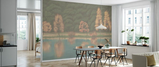 PHOTOWALL / Reflection by the Lake - Light (e93708)