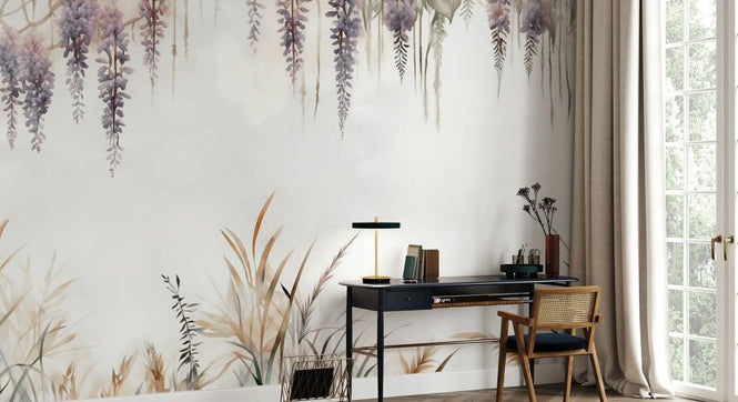 PHOTOWALL / Wisteria and Field Grasses (e93722)