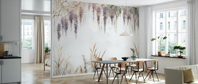 PHOTOWALL / Wisteria and Field Grasses (e93722)