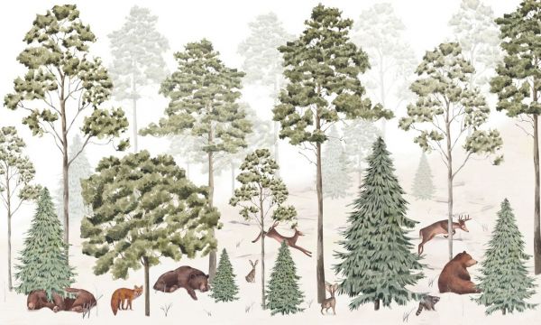 PHOTOWALL / Different Trees and Animals (e93767)