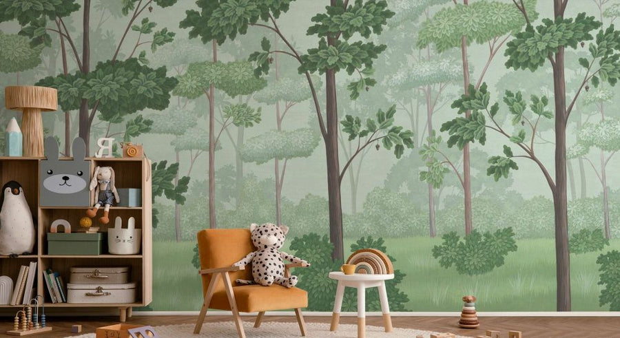 PHOTOWALL / Oak Tree Tales - Green (e93774)