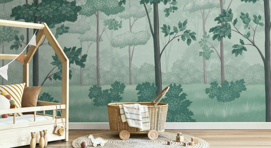 PHOTOWALL / Oak Tree Tales Green - II (e93775)