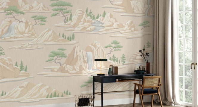 PHOTOWALL / Lagoon Escape - Beige (e93791)