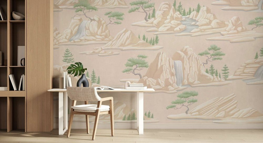 PHOTOWALL / Lagoon Escape - Beige (e93791)