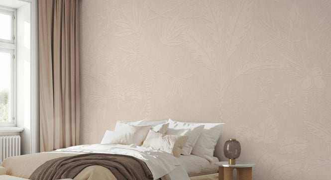 PHOTOWALL / Embossed Oasis - Beige (e93815)