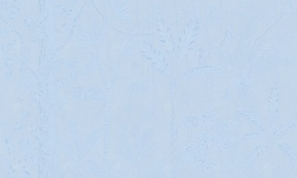 PHOTOWALL / Embossed Oasis - Blue (e93817)