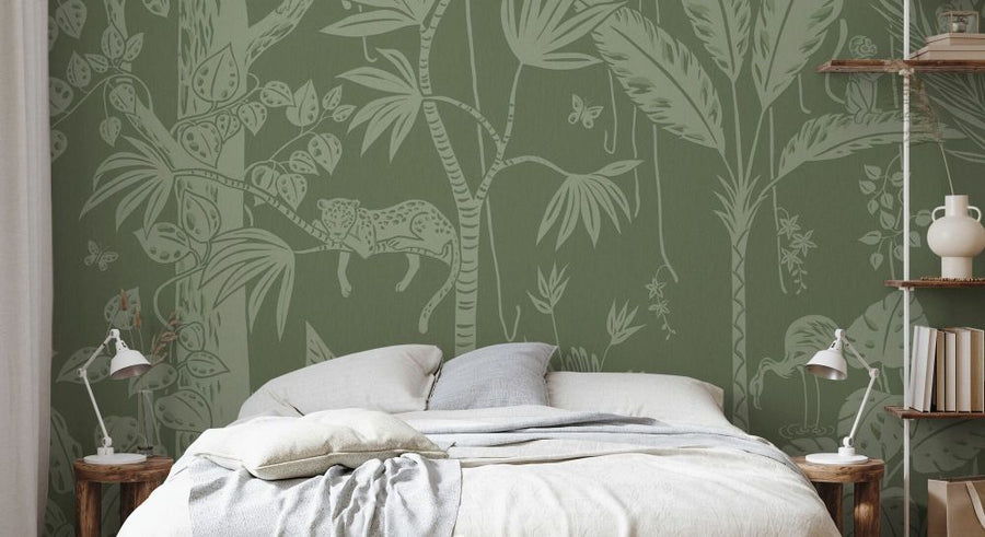 PHOTOWALL / Embossed Oasis - Green (e93820)