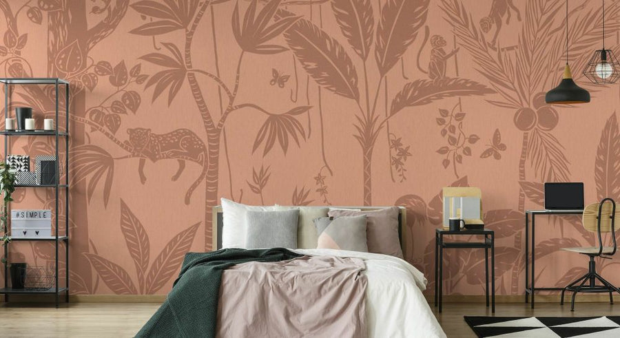 PHOTOWALL / Embossed Oasis - Terracotta III (e93825)