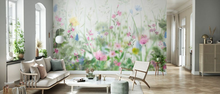 PHOTOWALL / Delicate Floral Meadow (e93836)