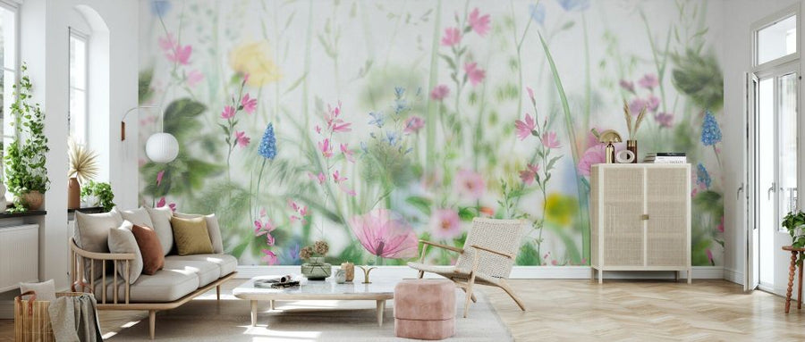 PHOTOWALL / Delicate Floral Meadow (e93836)