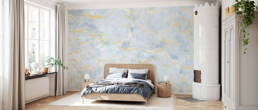 PHOTOWALL / Marble Reverie - Blue (e93845)