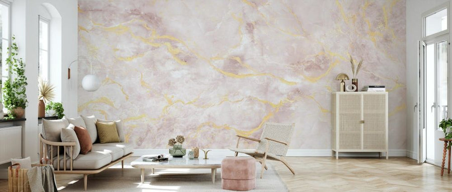 PHOTOWALL / Marble Reverie - Pink (e93846)