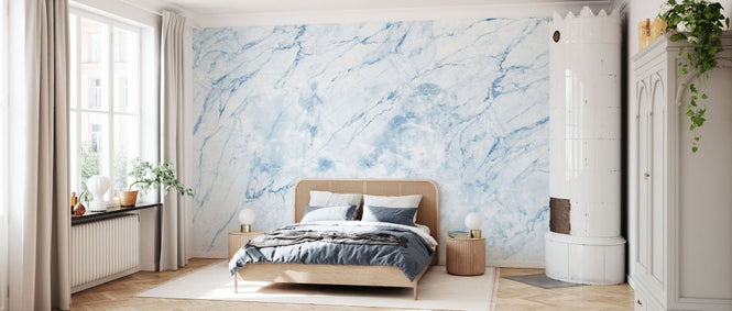 PHOTOWALL / Marble Mirage - Blue (e93848)