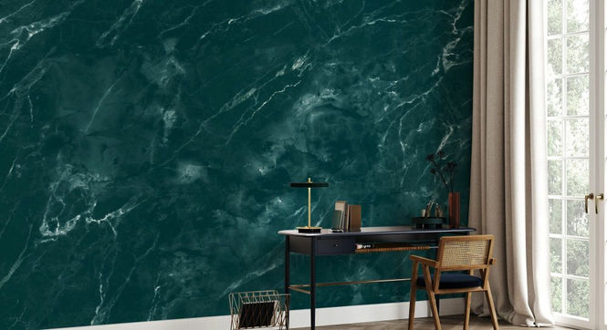PHOTOWALL / Marble Mirage - Green (e93849)
