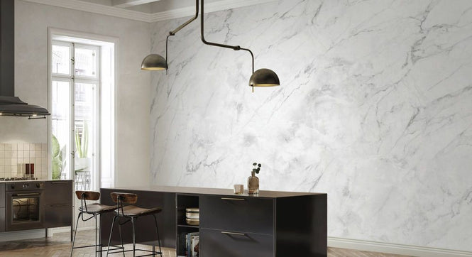 PHOTOWALL / Marble Mirage - White (e93851)
