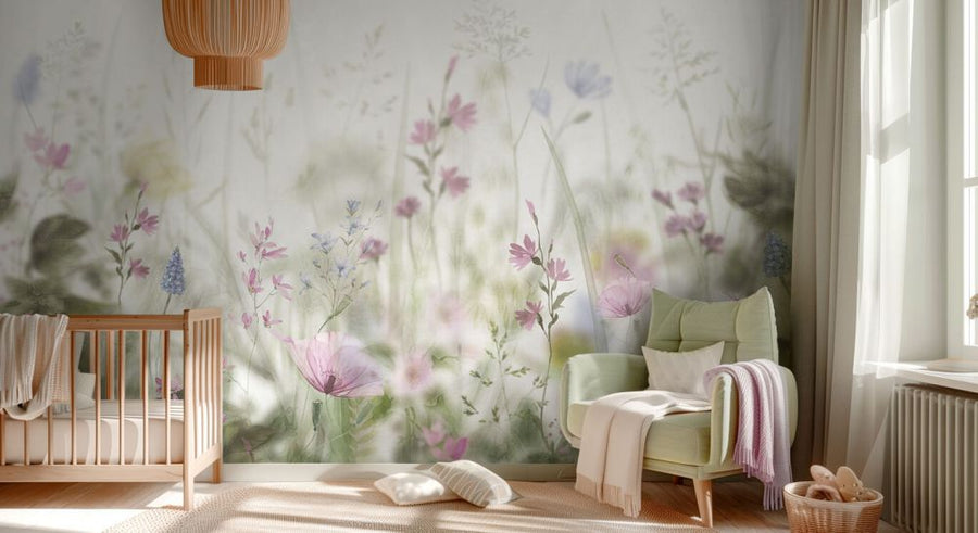 PHOTOWALL / Delicate Floral Meadow II (e93883)