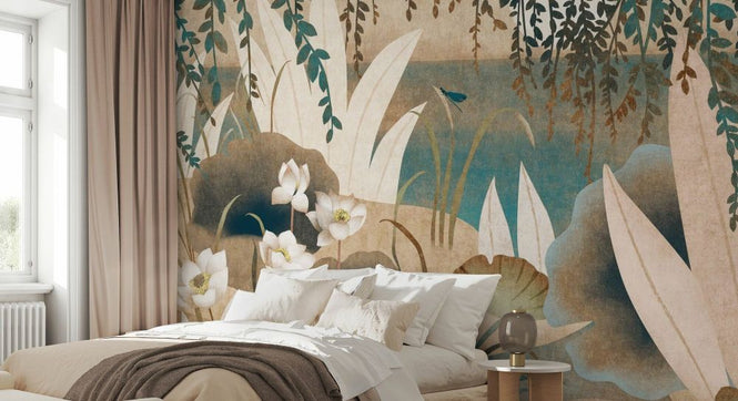 PHOTOWALL / Blooming Flowers in the Pond (e93884)