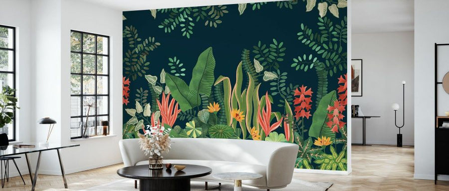 葉 ページ PHOTOWALL / Leafy Greenery - Green (e94728) | 輸入壁紙専門店