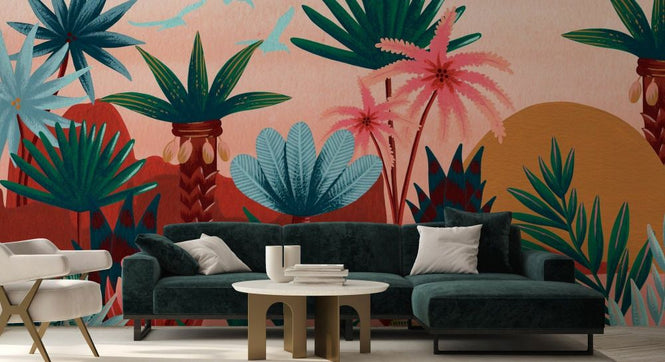 PHOTOWALL / Vibrant Tropical Plants (e93892)
