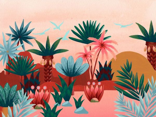 PHOTOWALL / Vibrant Tropical Plants (e93892)