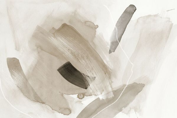 PHOTOWALL / Watercolor Brush Strokes in Neutral Tones II (e93963)