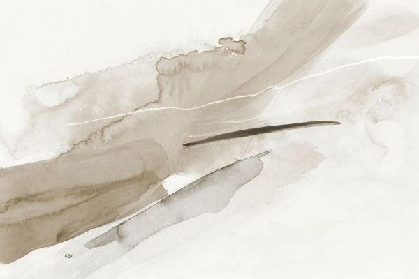 PHOTOWALL / Watercolor Brush Strokes in Neutral Tones III (e93964)