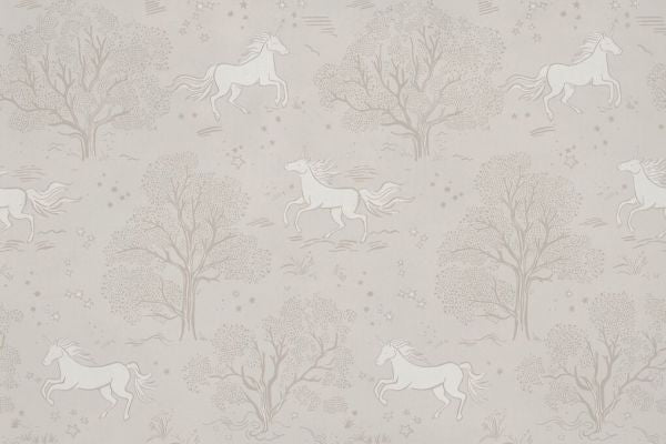 PHOTOWALL / Magical Unicorn Dreamland - Cloudy Grey (e93968)