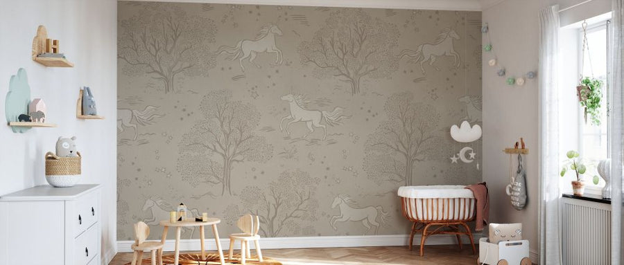 PHOTOWALL / Magical Unicorn Dreamland - Sandstone (e93971)