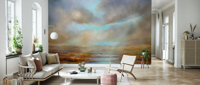 PHOTOWALL / Width - Coast Water Sun and Clouds (e94003)