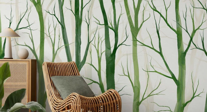 PHOTOWALL / Beech Forrest Watercolor (e94049)