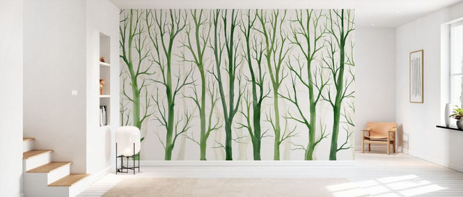 PHOTOWALL / Beech Forrest Watercolor (e94049)