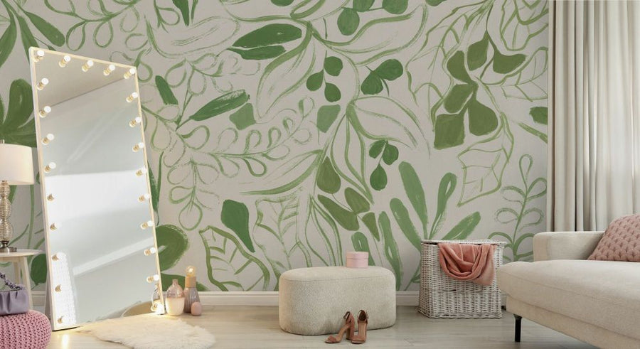 PHOTOWALL / Dancing Verdure - Green (e94125)