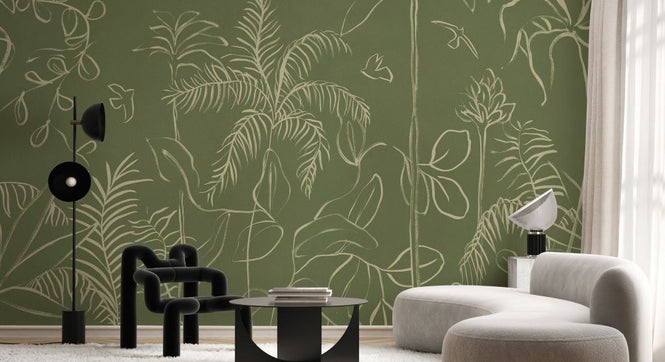 PHOTOWALL / Vestured Line - Green (e94132)