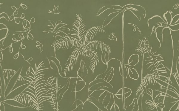 PHOTOWALL / Vestured Line - Green (e94132)