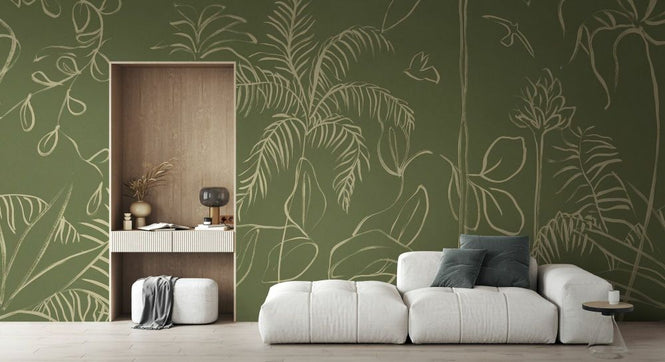 PHOTOWALL / Vestured Line - Green (e94132)