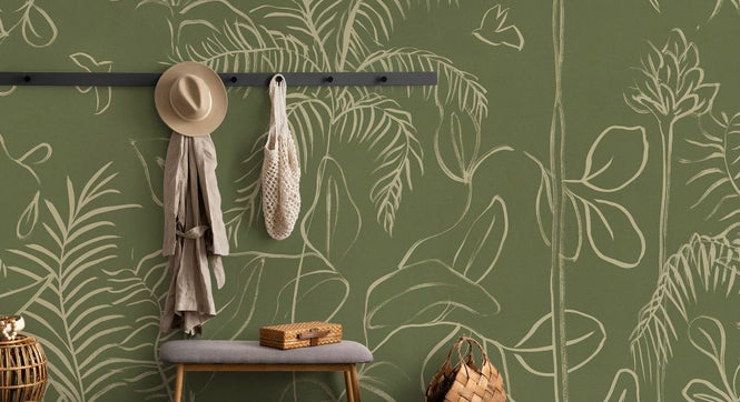 PHOTOWALL / Vestured Line - Green (e94132)