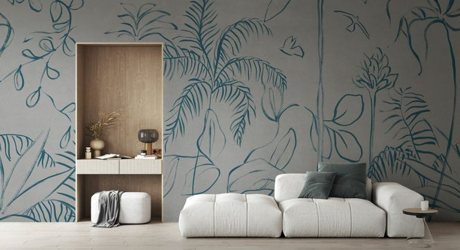 PHOTOWALL / Vestured Line - Grey (e94133)