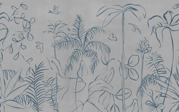 PHOTOWALL / Vestured Line - Grey (e94133)