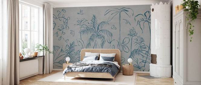 PHOTOWALL / Vestured Line - Grey (e94133)