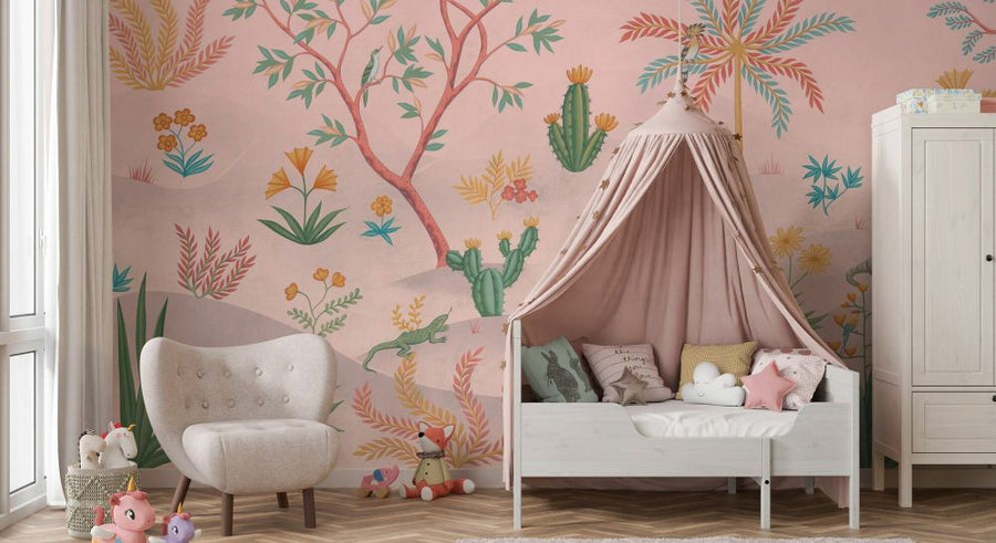 PHOTOWALL / Desert Garden - Pink (e94141)