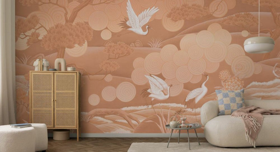 PHOTOWALL / Swirl - Beige (e94149)