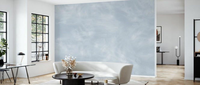 PHOTOWALL / Abstract Watercolor Strokes - Blue Marble (e94174)