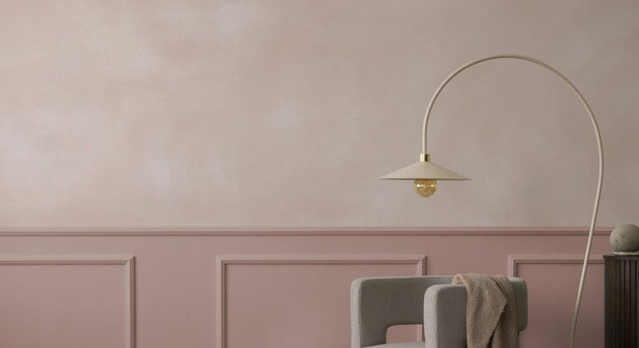 PHOTOWALL / Abstract Watercolor Strokes - Pink Dreams (e94176)